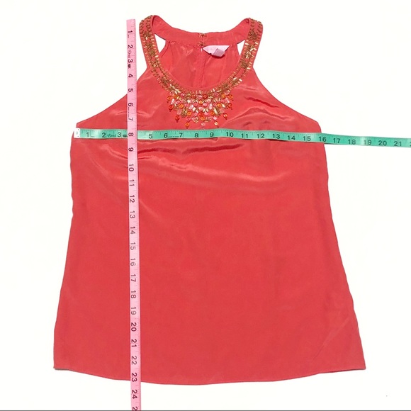 Lilly Pulitzer Beaded Silk Corsica Blouse - Picture 10 of 10